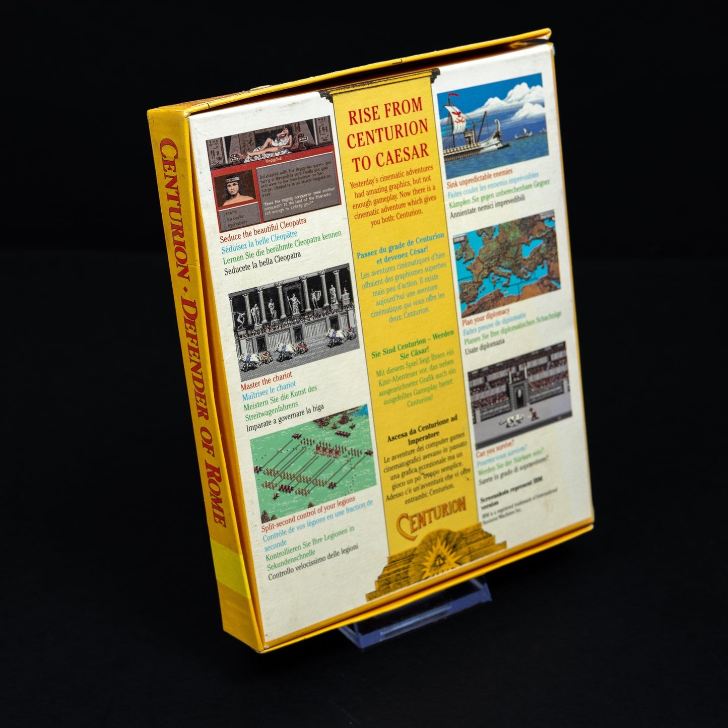 Centurion: Defender of Rome - Amiga Spiel - Big Box CiB - Zustand Gut