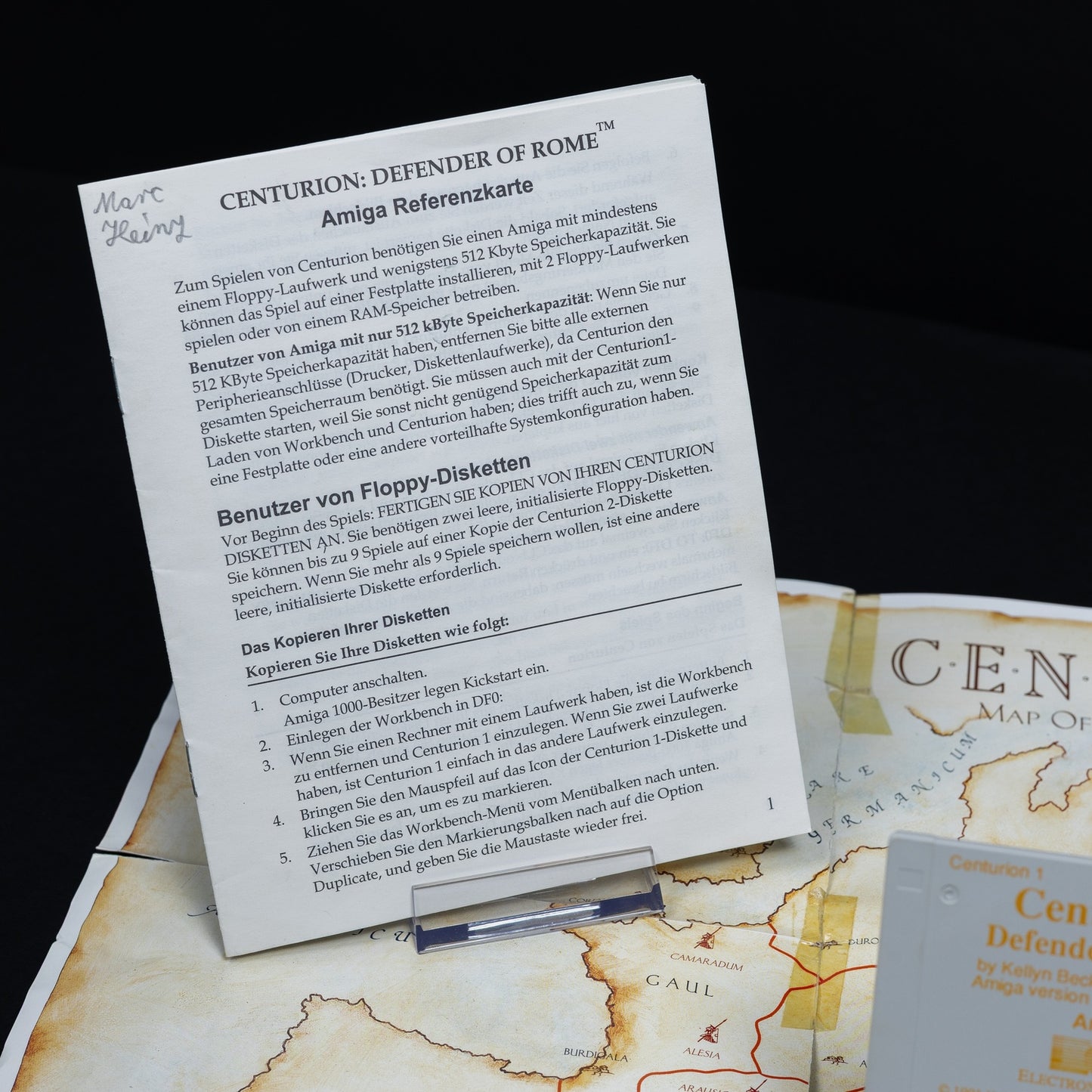 Centurion: Defender of Rome - Amiga Spiel - Big Box CiB - Zustand Gut