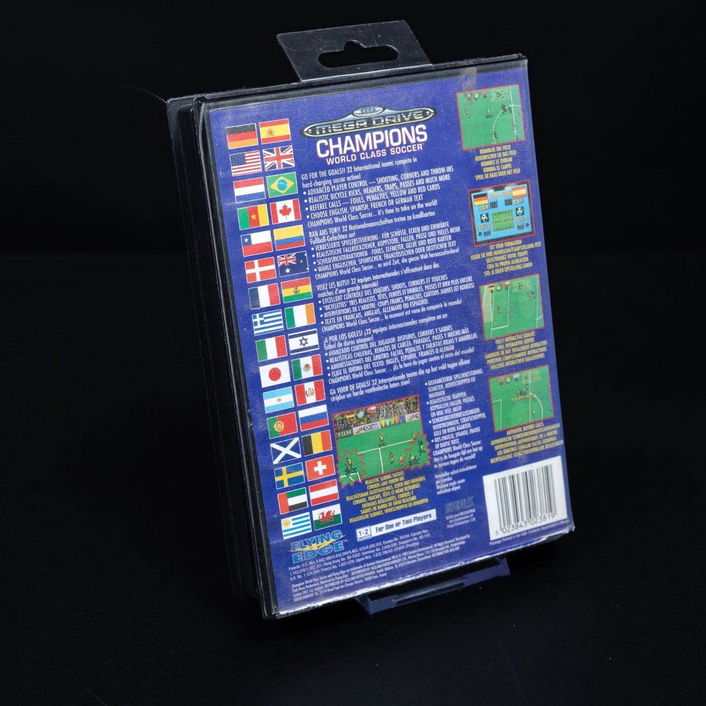 Champions World Class Soccer - Sega Mega Drive / Genesis - CiB - Zustand Okay