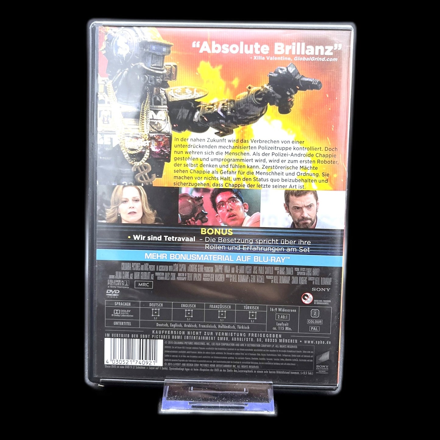 Chappie - Eco-Box Case - Sci-Fi & Fantasy - DVD - Roboter & Cyborg - Gebraucht