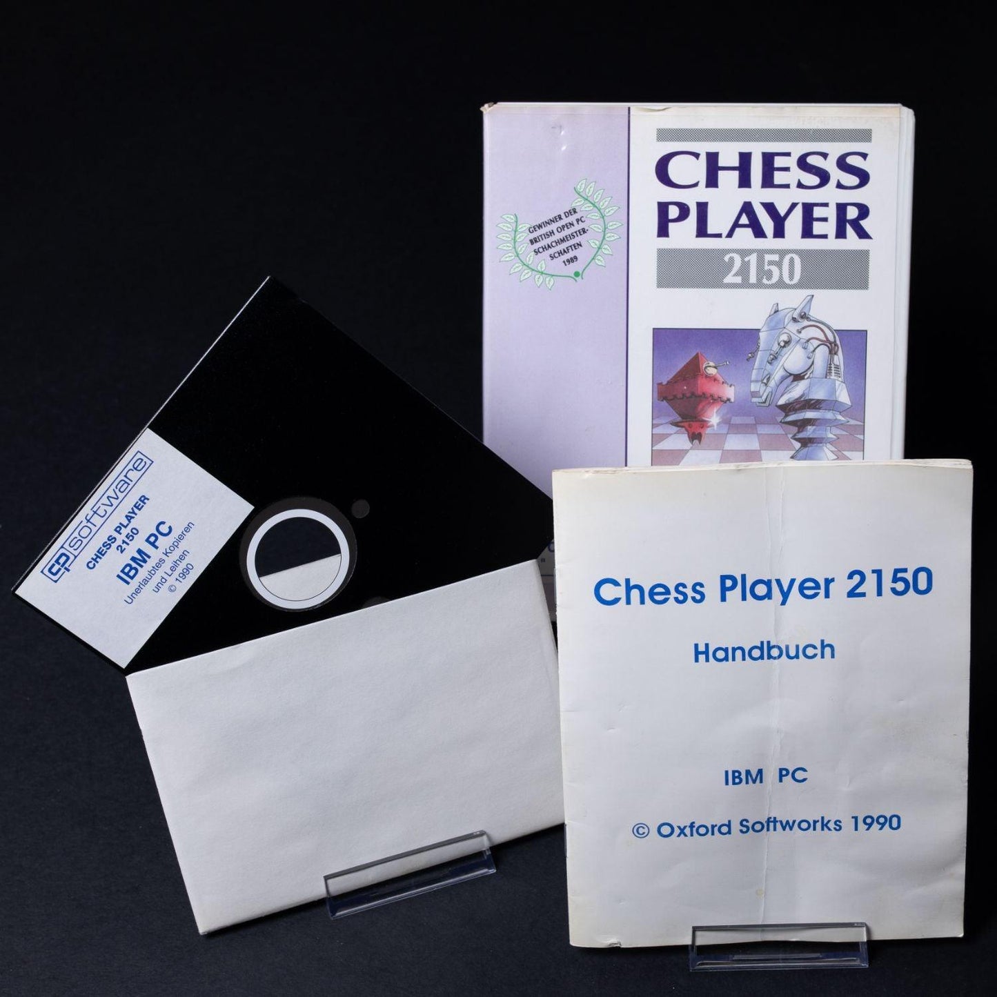 Chess Player 2150 - IBM PC Spiel - 5,25'' Floppy - Mit Anleitung - Zustand Gut