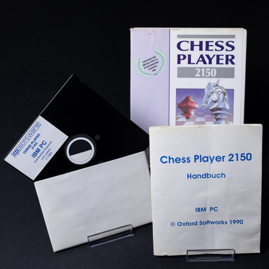 Chess Player 2150 - IBM PC Spiel - 5,25'' Floppy - Mit Anleitung - Zustand Gut