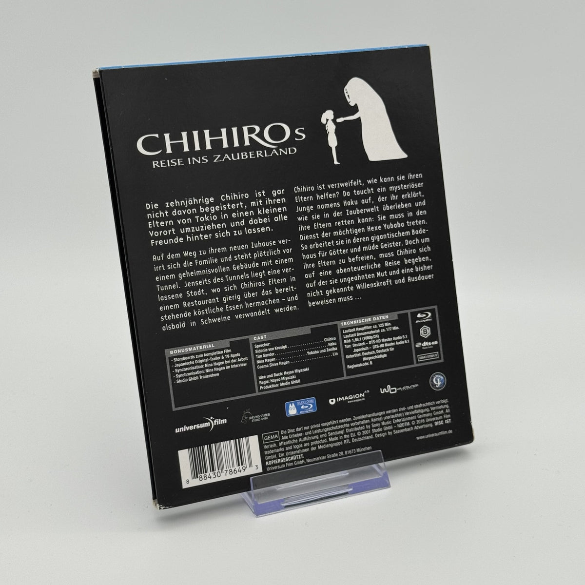 Chihiros Reise ins Zauberland - Studio Ghibli - Blu-Ray - Film - Zustand Gut