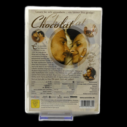 Chocolat - Mit Johnny Depp & Juliette Binoche - Komödie - DVD - Gebraucht