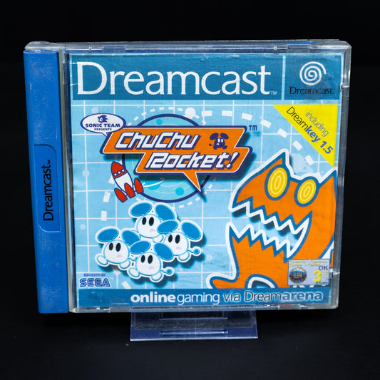 Chu Chu Rocket - Sega Dreamcast Spiel - Zustand Okay (Case beschädigt)