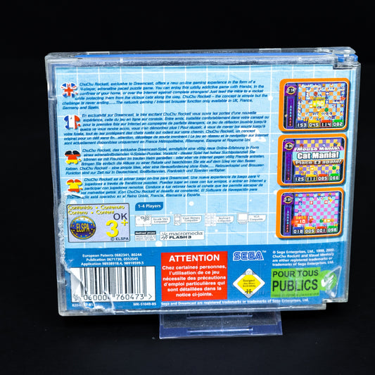 Chu Chu Rocket - Sega Dreamcast Spiel - Zustand Okay (Case beschädigt)
