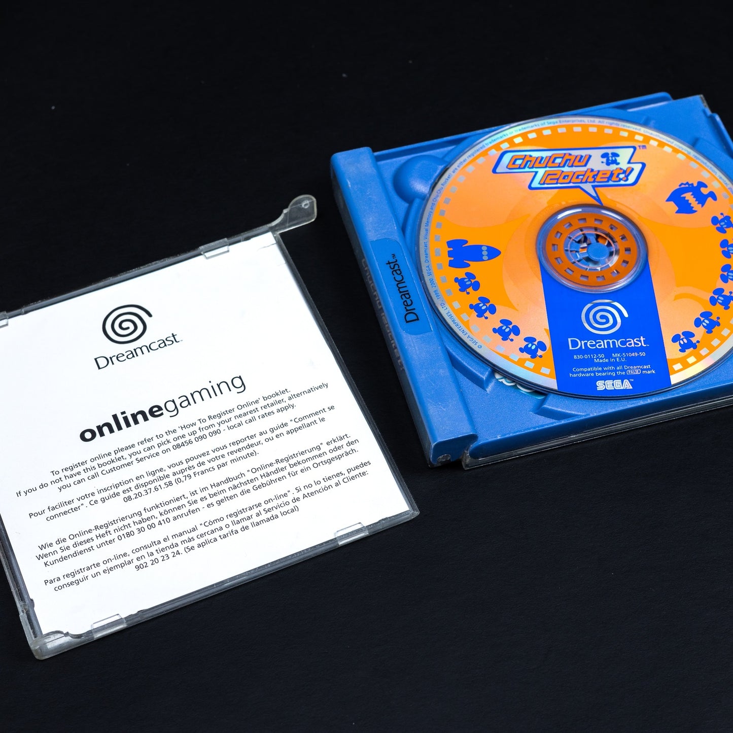 Chu Chu Rocket - Sega Dreamcast Spiel - Zustand Okay (Case beschädigt)