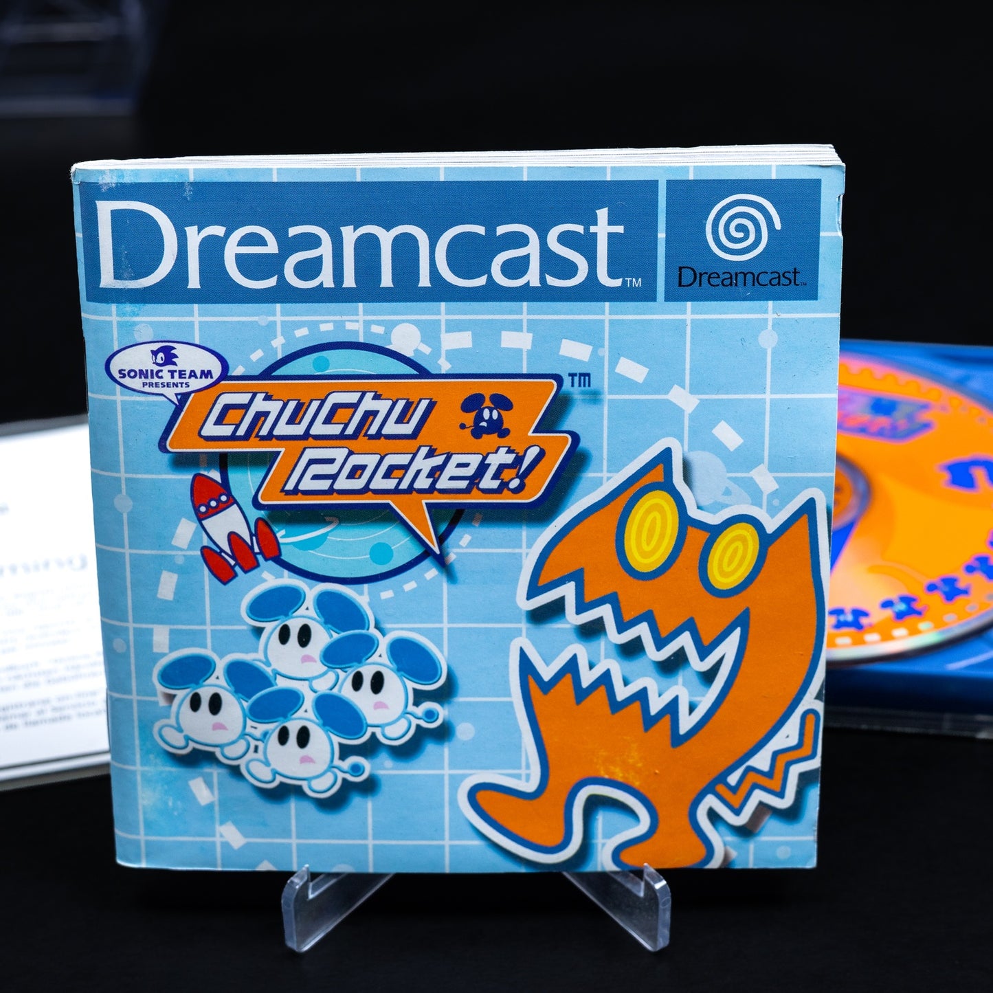 Chu Chu Rocket - Sega Dreamcast Spiel - Zustand Okay (Case beschädigt)
