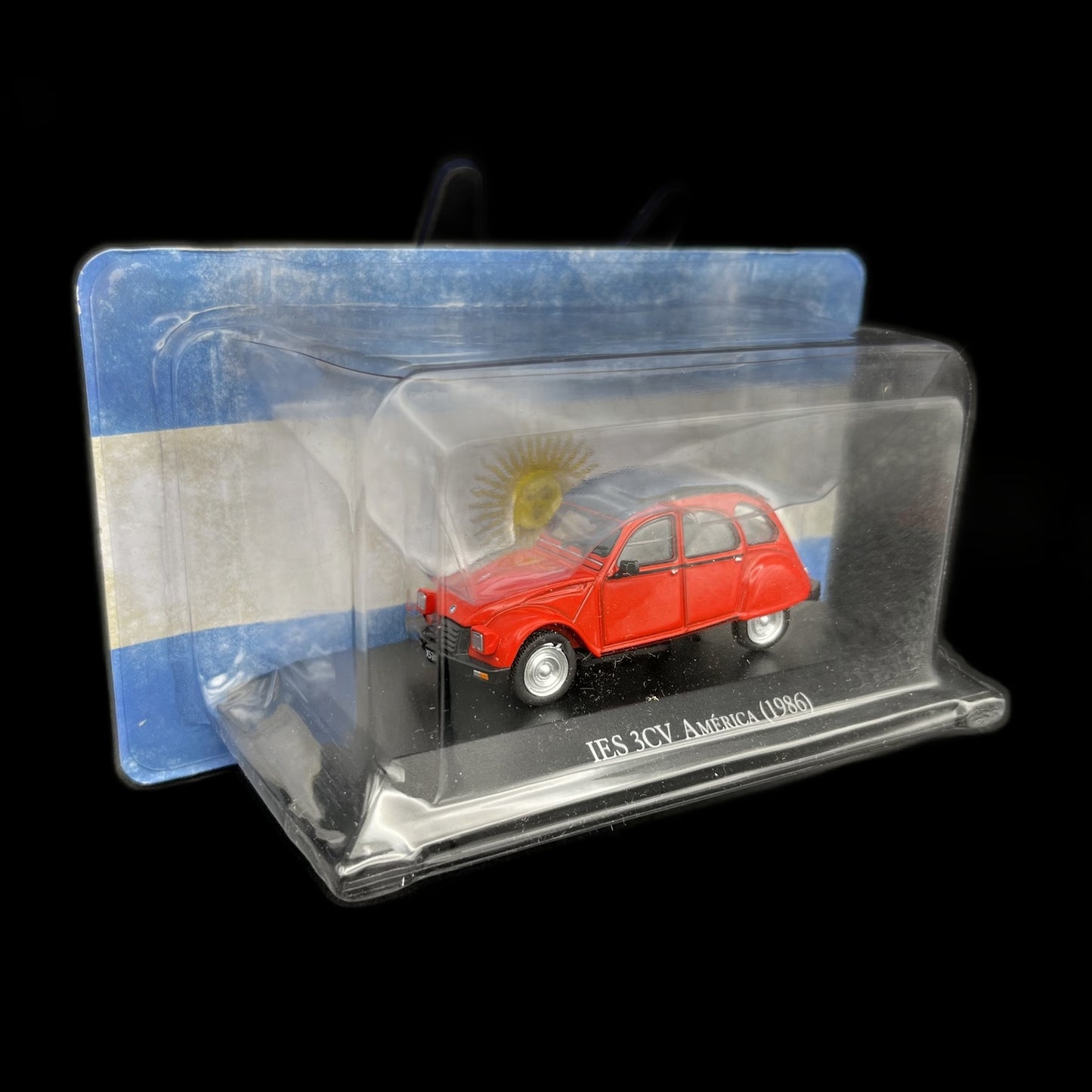 Citroën 3CV América 1986 - Salvat - 1/43 - PKW - Rot - Die-Cast - Neu & OVP