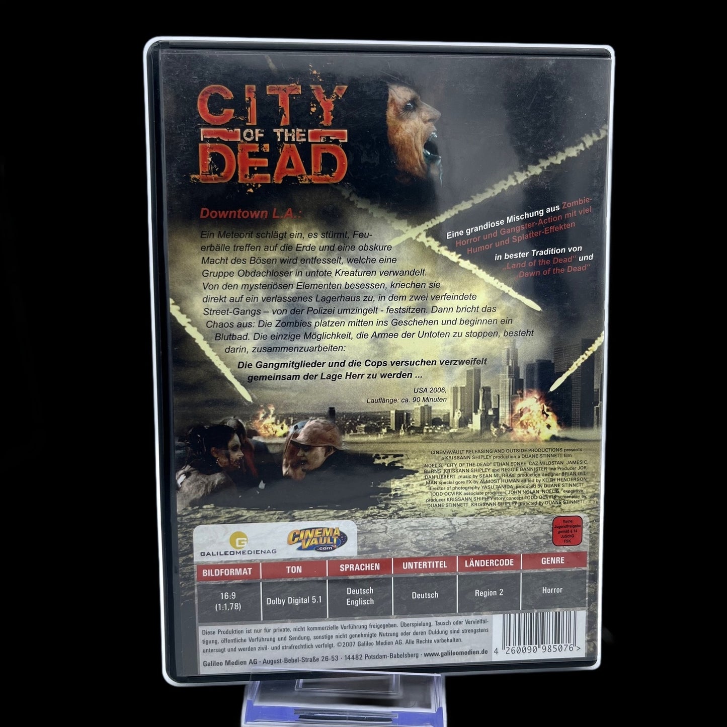 City of the Dead - FSK 18 - Region 2 - Laufzeit ca. 90 Minuten - DVD - Gebraucht