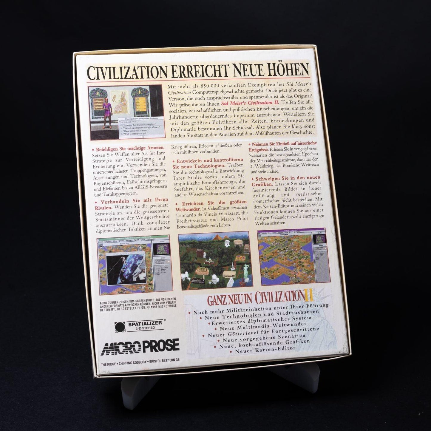 civilization-ii-pc-cd-rom-spiel-big-box-cib-komplett-sammlerzustand-3 - Utopia Collectibles