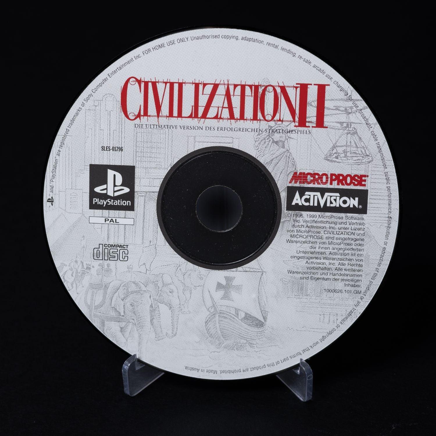 civilization-ii-playstation-ps1-cib-pal-zustand-sehr-gut-4 - Utopia Collectibles