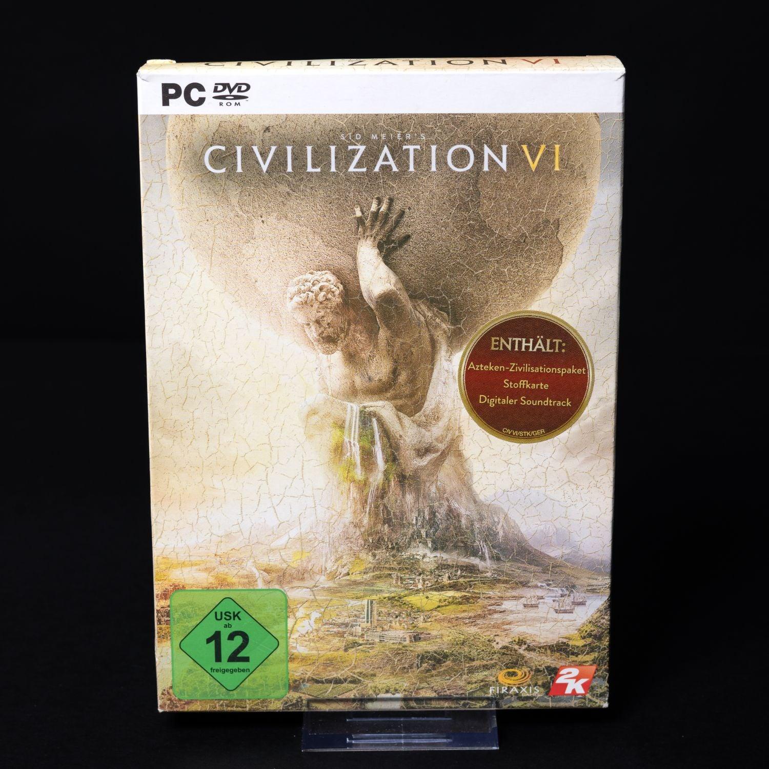 civilization-vi-pc-cd-rom-big-box-cib-mit-stoffkarte-zustand-sehr-gut-2 - Utopia Collectibles