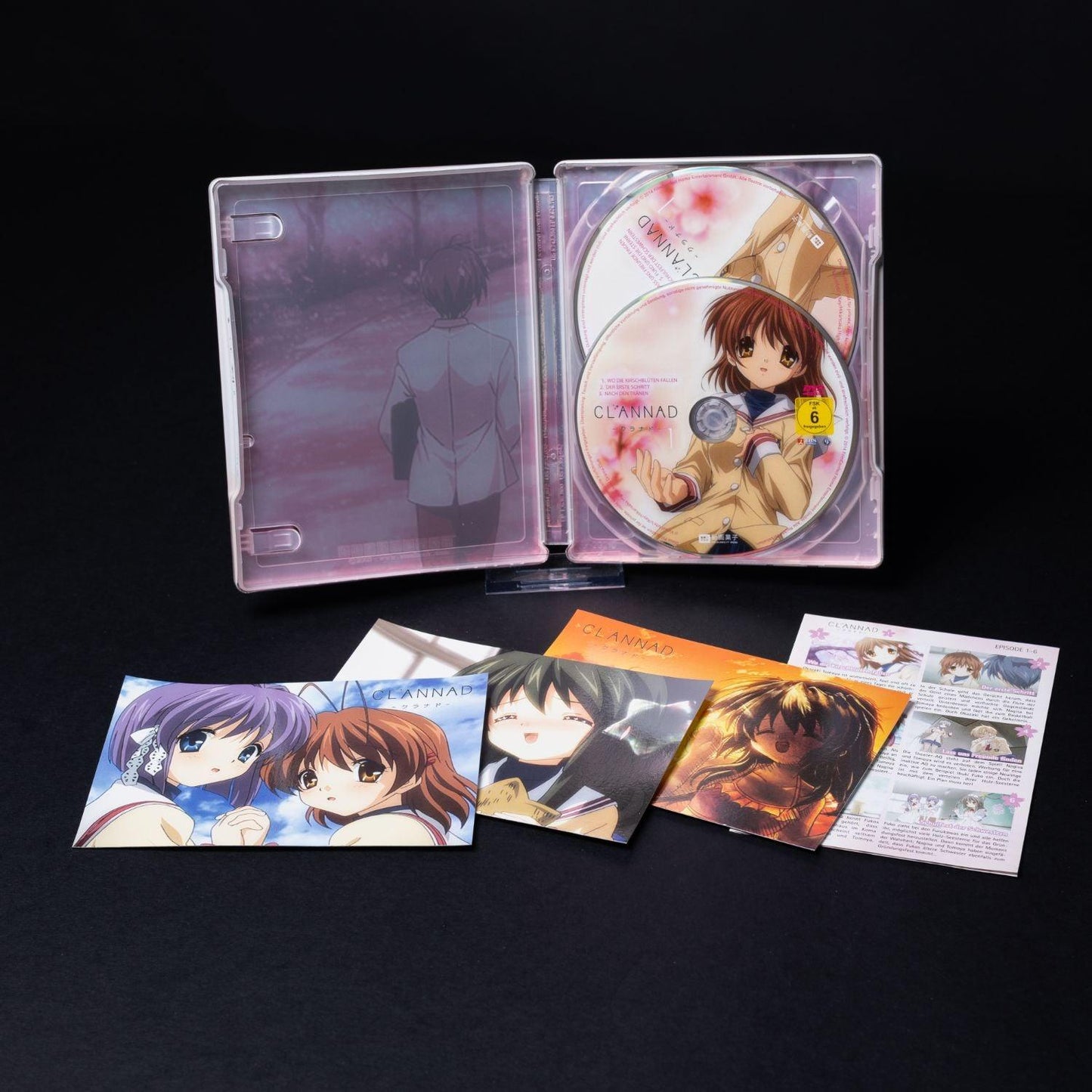 clannad-dvd-steelbook-vol-1-vol-2-mit-postkarten-schuber-holzstern-6 - Utopia Collectibles