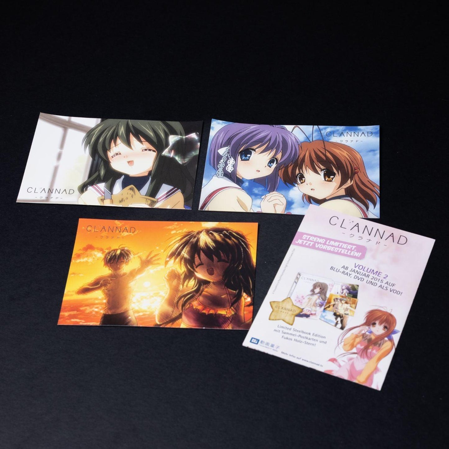 clannad-dvd-steelbook-vol-1-vol-2-mit-postkarten-schuber-holzstern-7 - Utopia Collectibles