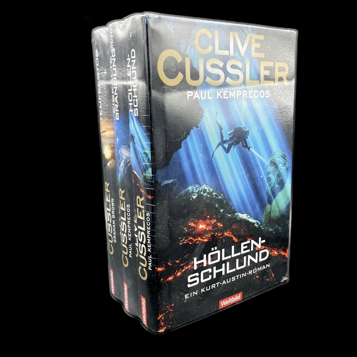 Clive Cussler - Kurt-Austin-Reihe - 3er Buch-Set - Hardcover - Gebunden - NEU