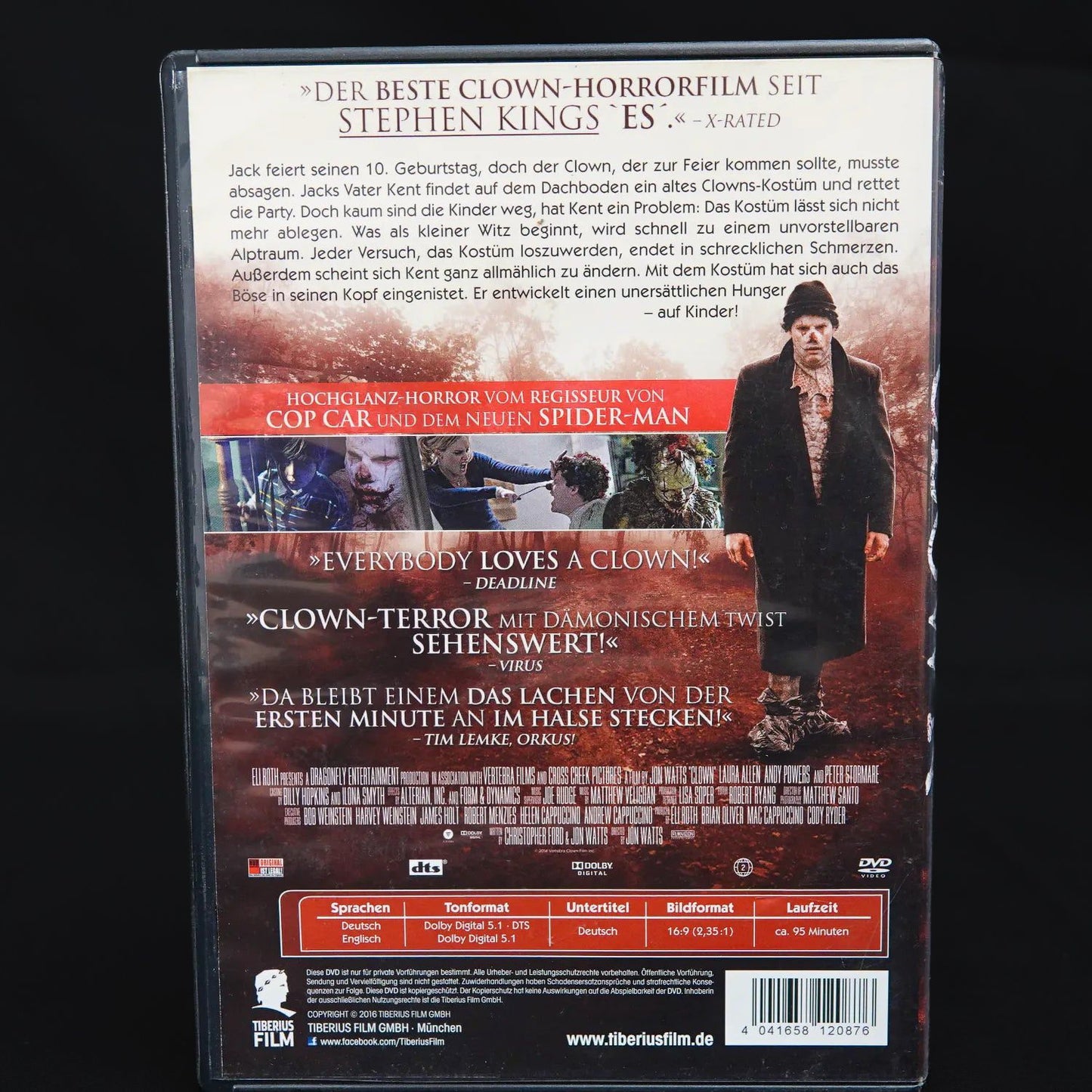 Clown - Uncut - Eli Roth - DVD mit Wendecover - Deutsch