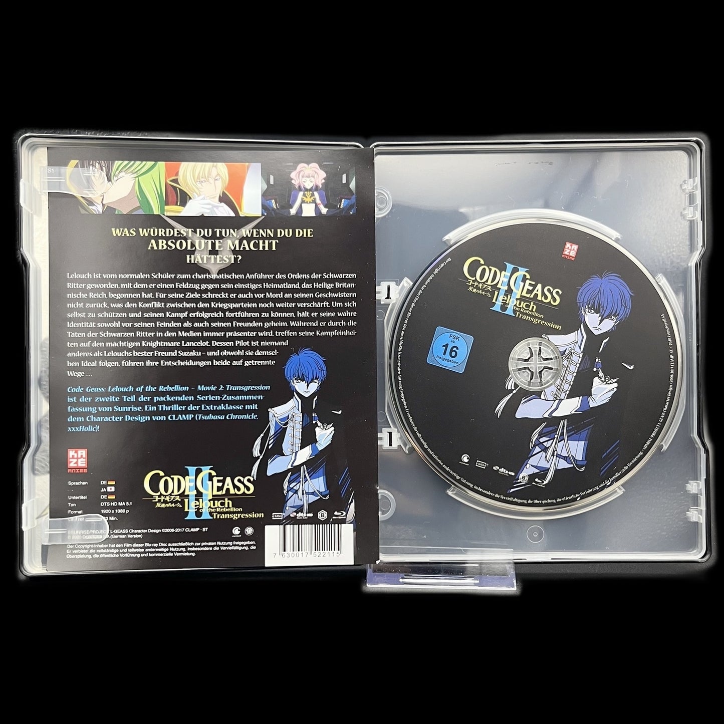 Code Geass: Lelouch of the Rebellion II - Transgression - Blu-Ray - Steelbook