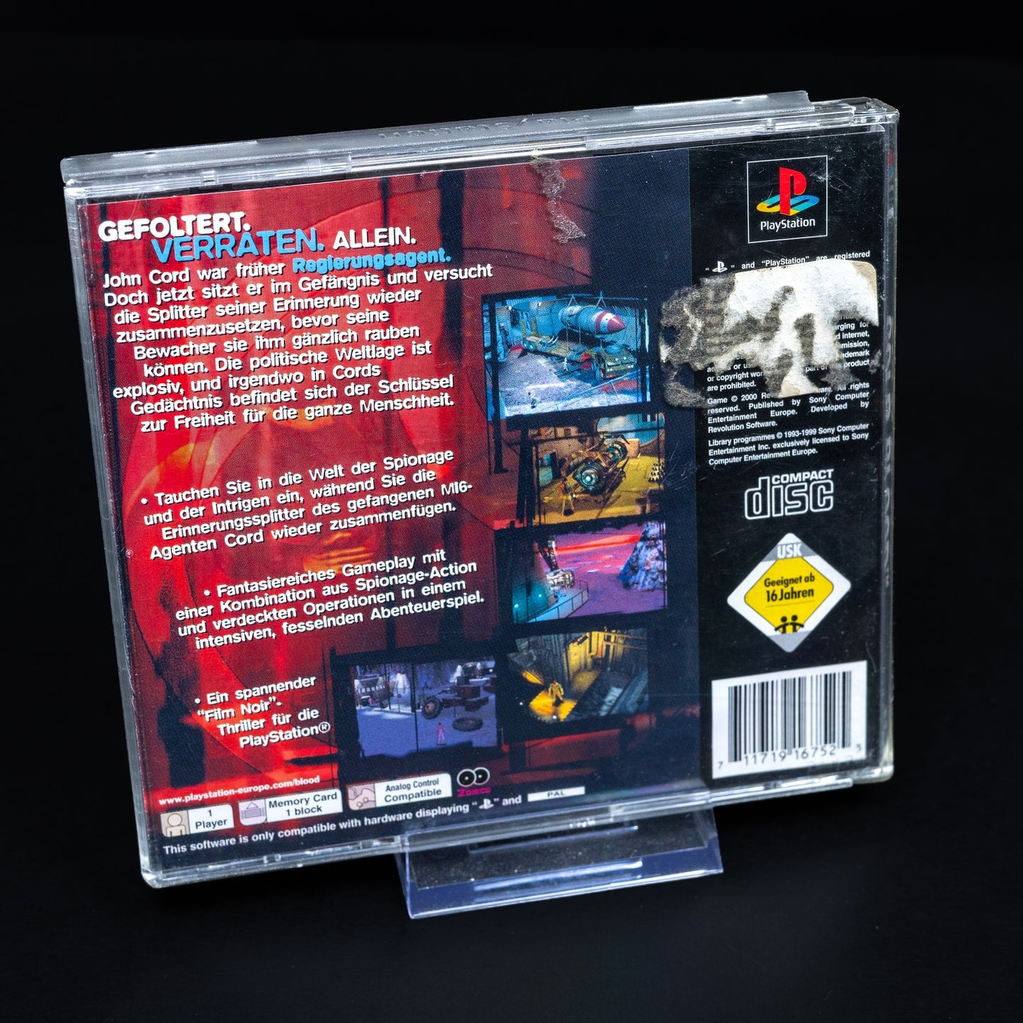 Cold Blood - Playstation PS1 - PAL - CiB - Zustand Okay (Case beschädigt)