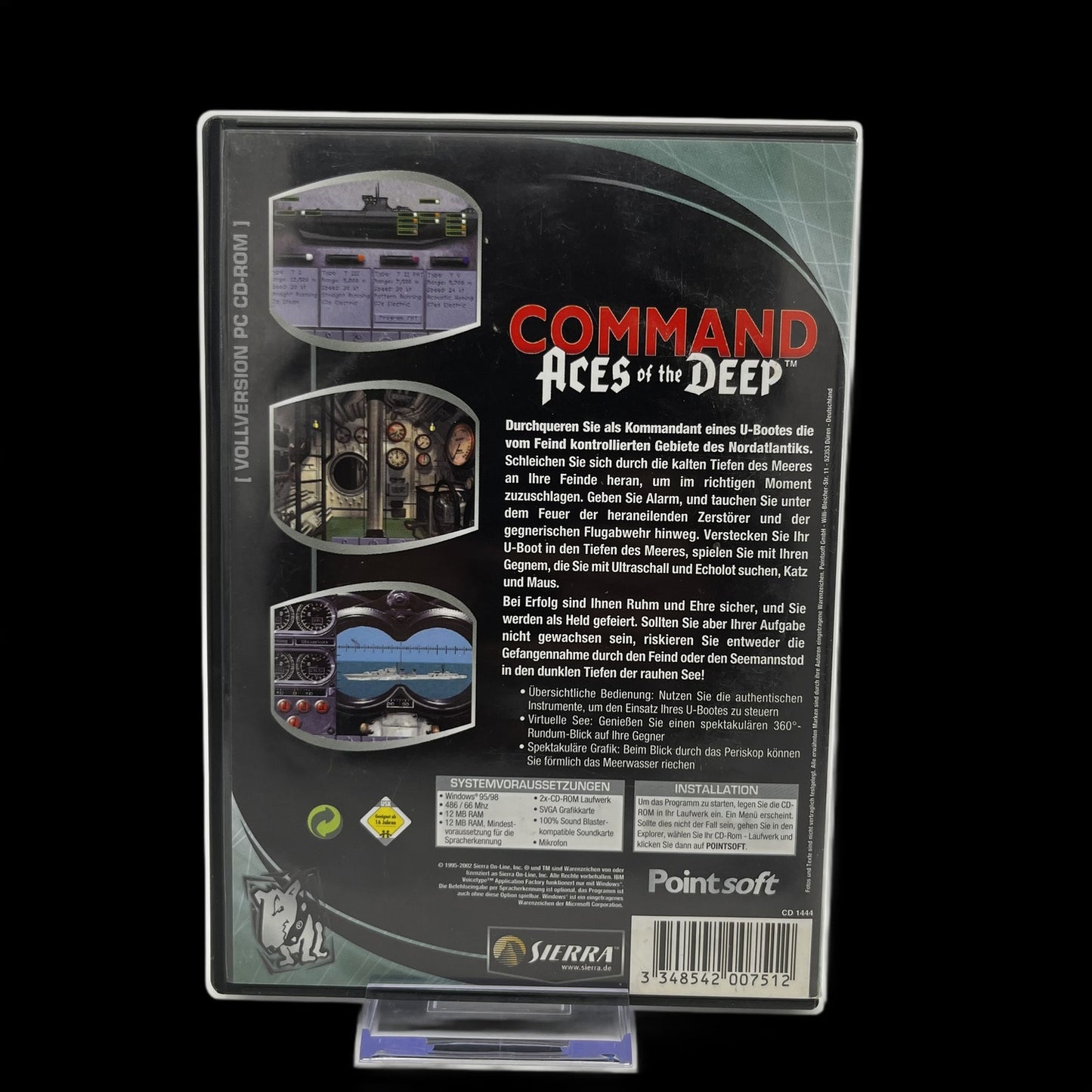 Command Aces of the Deep - PC - Complete in Box - deutsch - Gebraucht