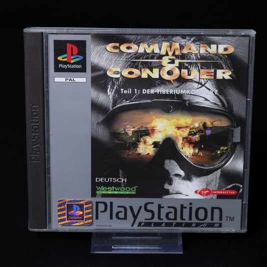 Command & Conquer: Der Tiberiumkonflikt - PS1 Platinum - CiB - Zustand Sehr Gut