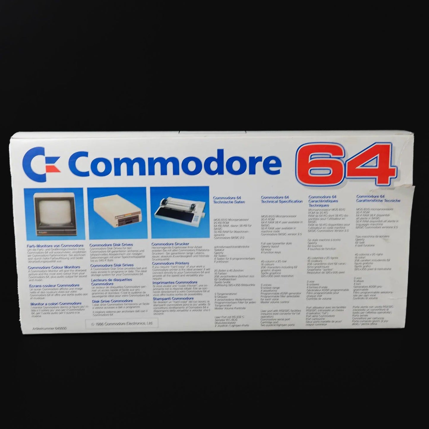 Commodore 64 / C64 Brotkasten in Styropor Inlay und OVP - MATCHING NUMBERS