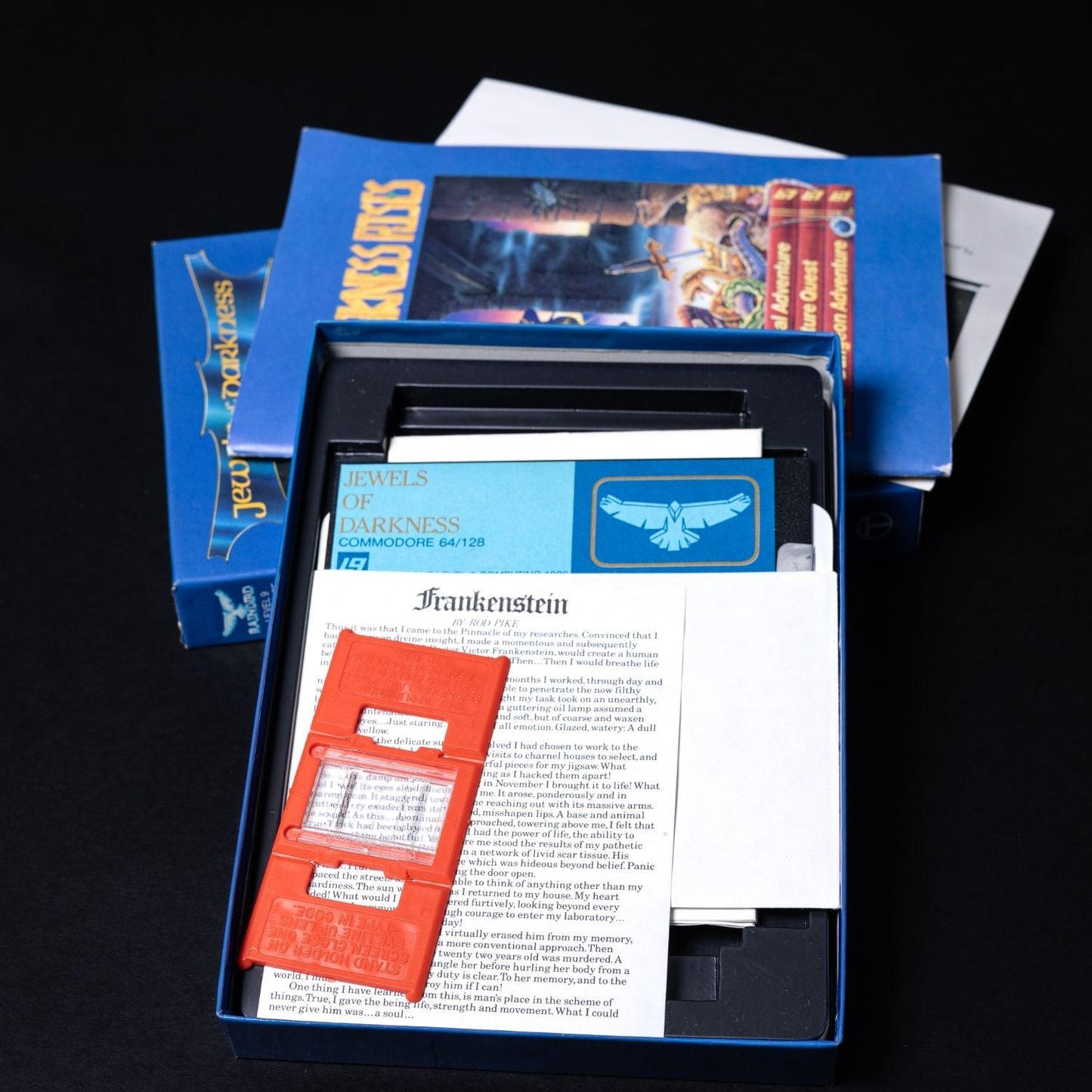 commodore-64-jewels-of-darkness-big-box-cib-mit-original-lenslok-prisma-4 - Utopia Collectibles