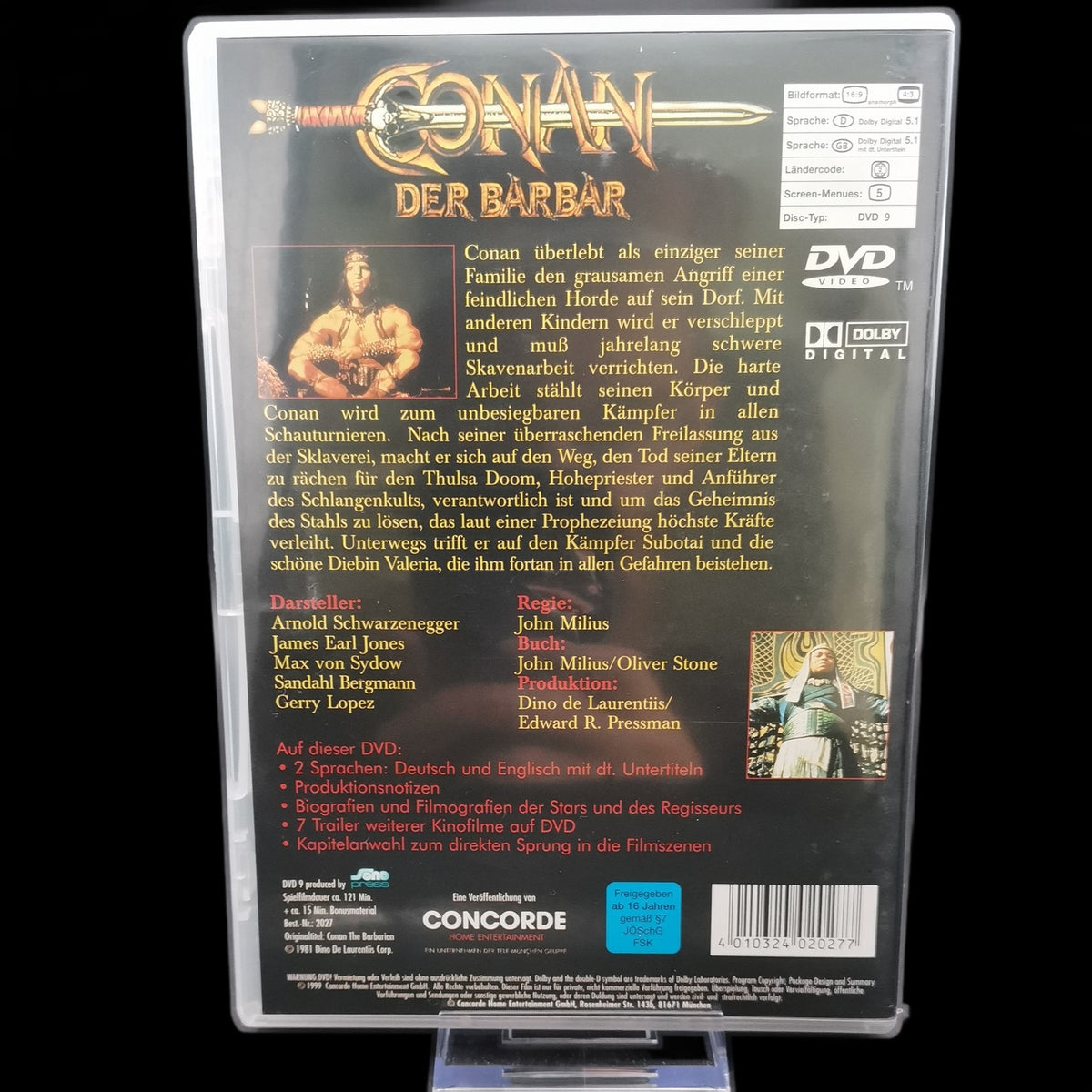 Conan der Barbar - Conan - Ungekürzte Originalversion - DVD - Film - Gebraucht