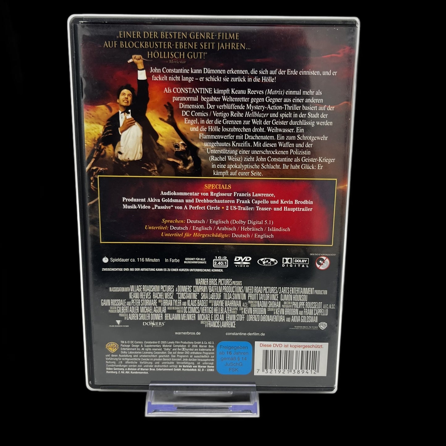 Constantine - DC Comics - Mit Keanu Reeves - DVD - Gebraucht