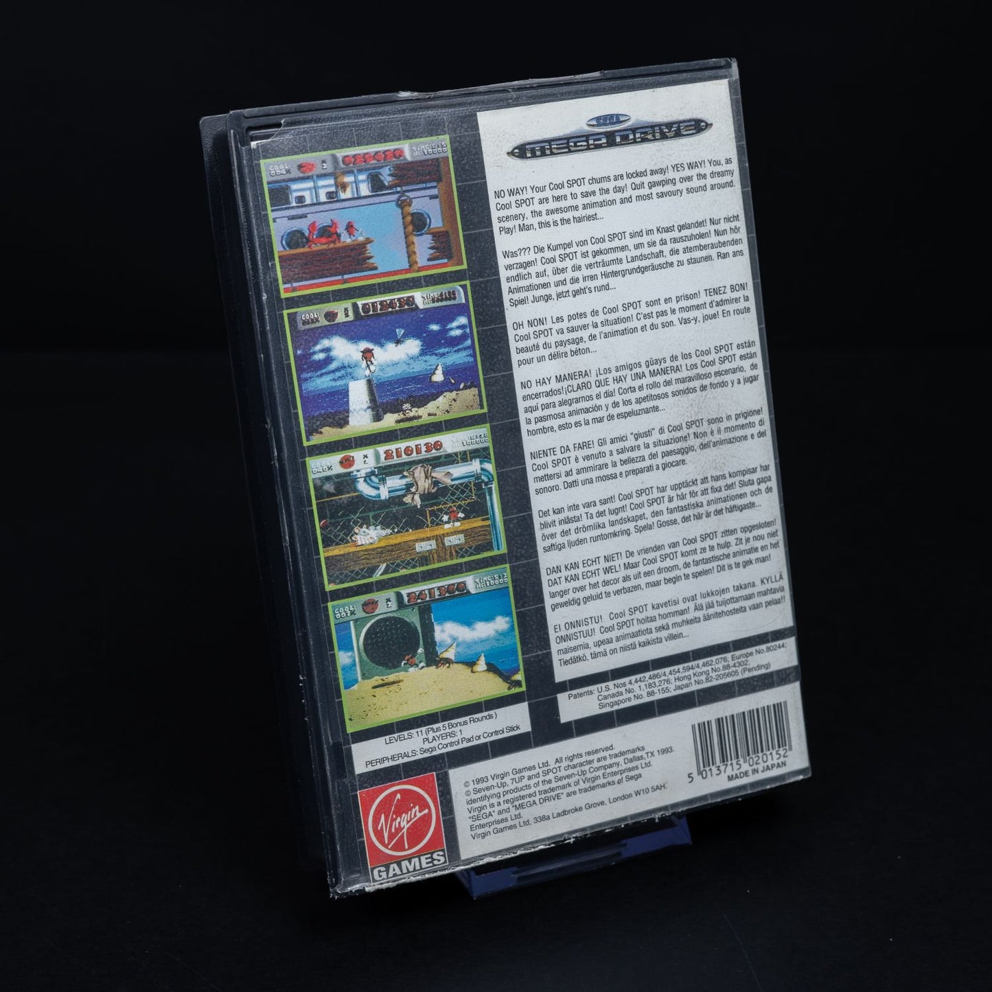 Cool Spot - Sega Mega Drive / Genesis Spiel - Zustand Sehr Gut