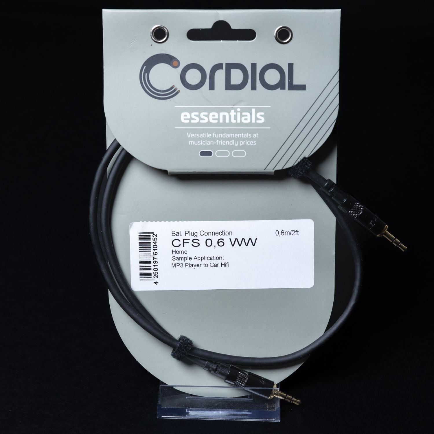 cordial-essentials-klinke-35-mm-verbindungs-kabel-cfs-06-ww - Utopia Collectibles