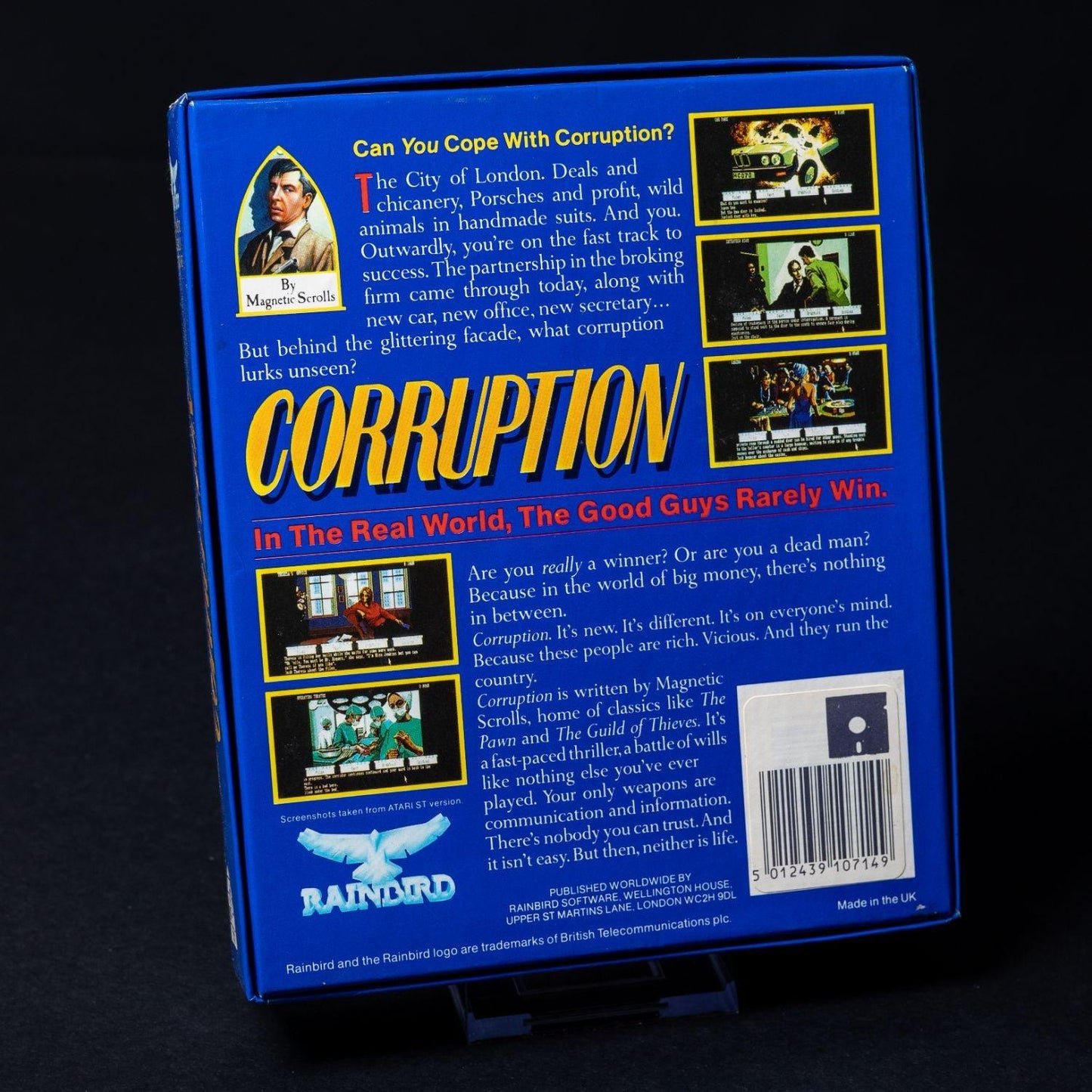Corruption - Magnetic Scrolls - PC IBM / MS-DOS Spiel - Big Box CiB Komplett