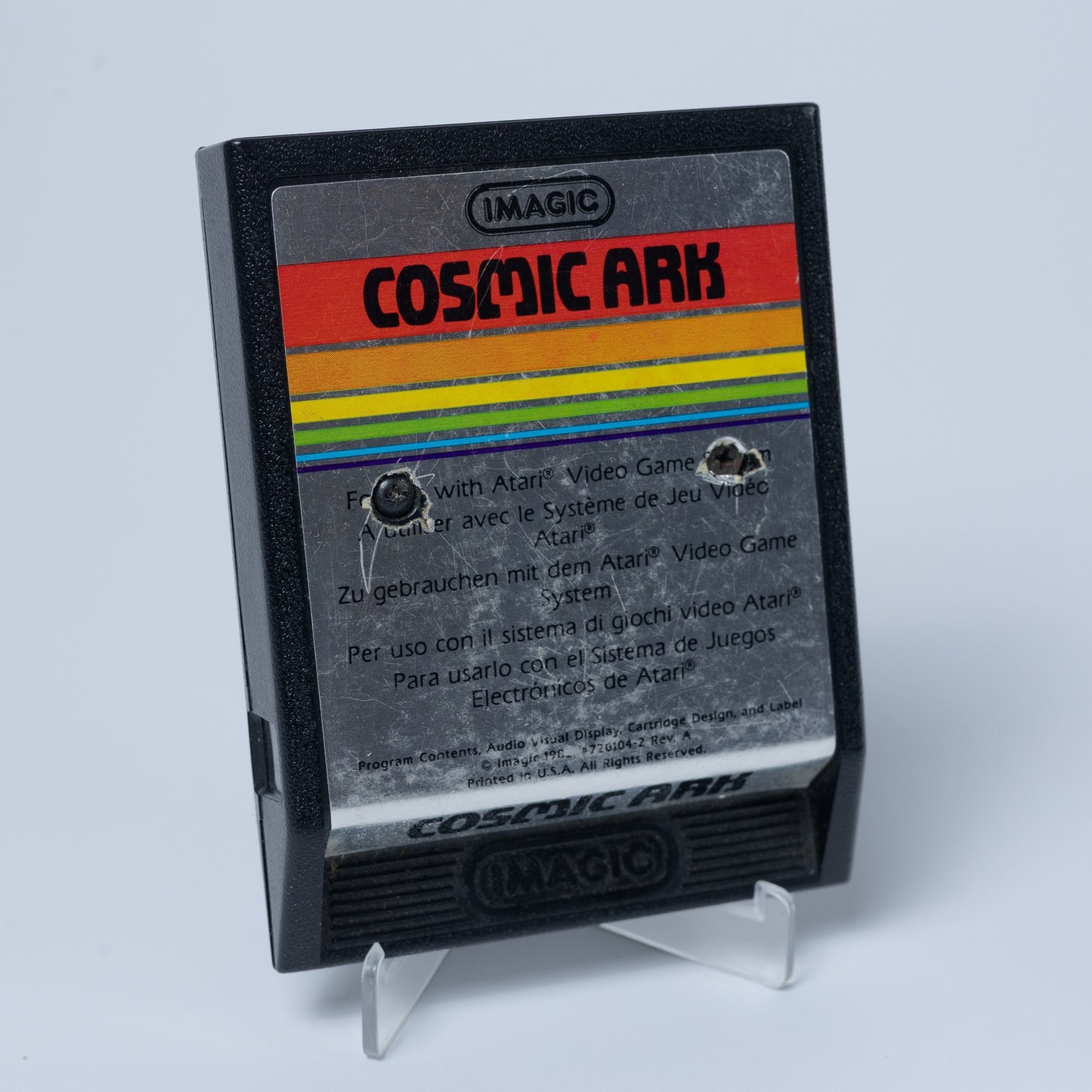 Cosmic Ark - Atari 2600 Spiel - Nur Modul - Funktioniert - Zustand Gut