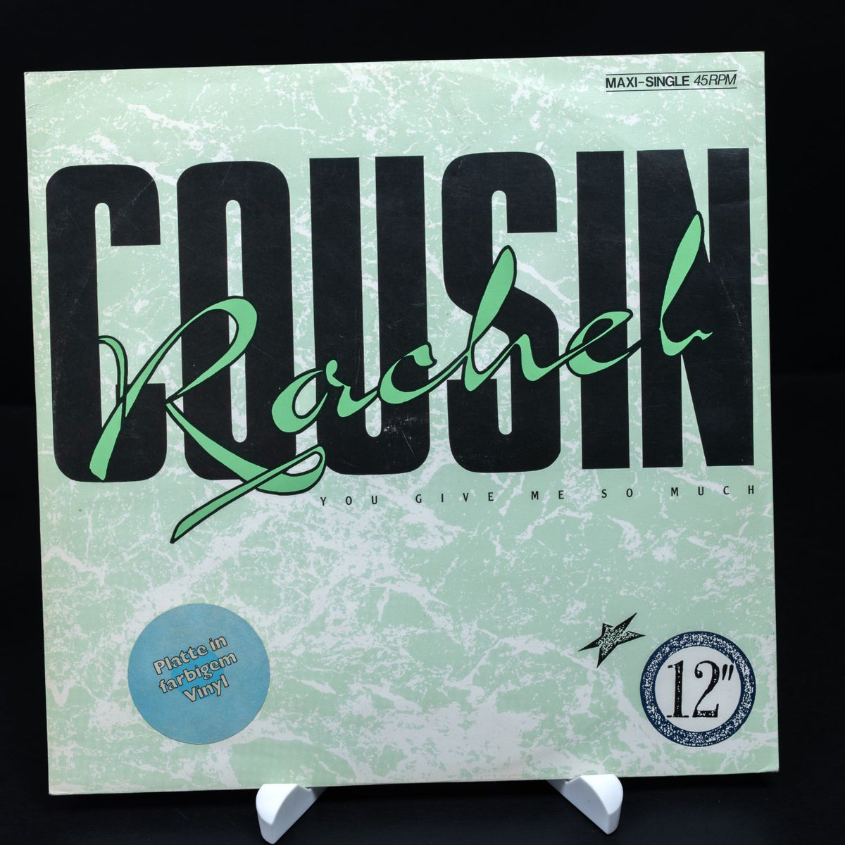 Cousin Rachel - You Give Me So Much - Vinyl 12'' - Electronic - NM / NM