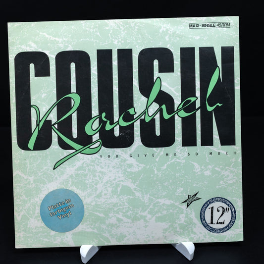Cousin Rachel - You Give Me So Much - Vinyl 12'' - Electronic - NM / NM