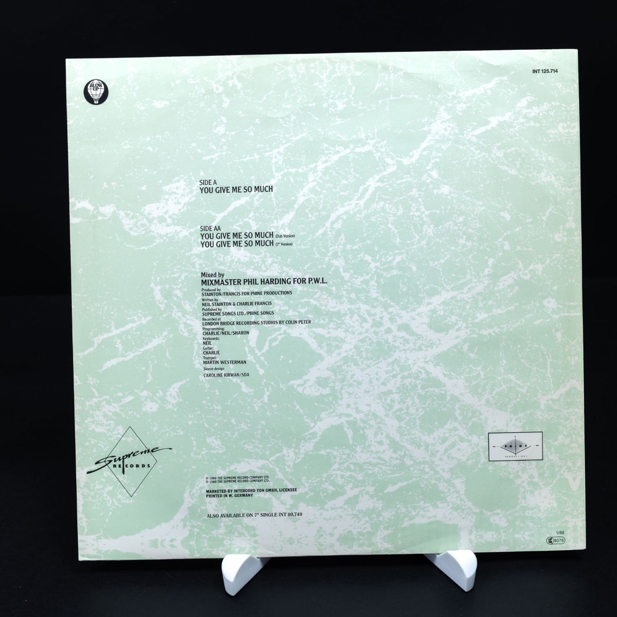 Cousin Rachel - You Give Me So Much - Vinyl 12'' - Electronic - NM / NM