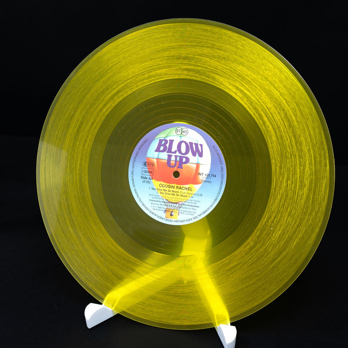 Cousin Rachel - You Give Me So Much - Vinyl 12'' - Electronic - NM / NM