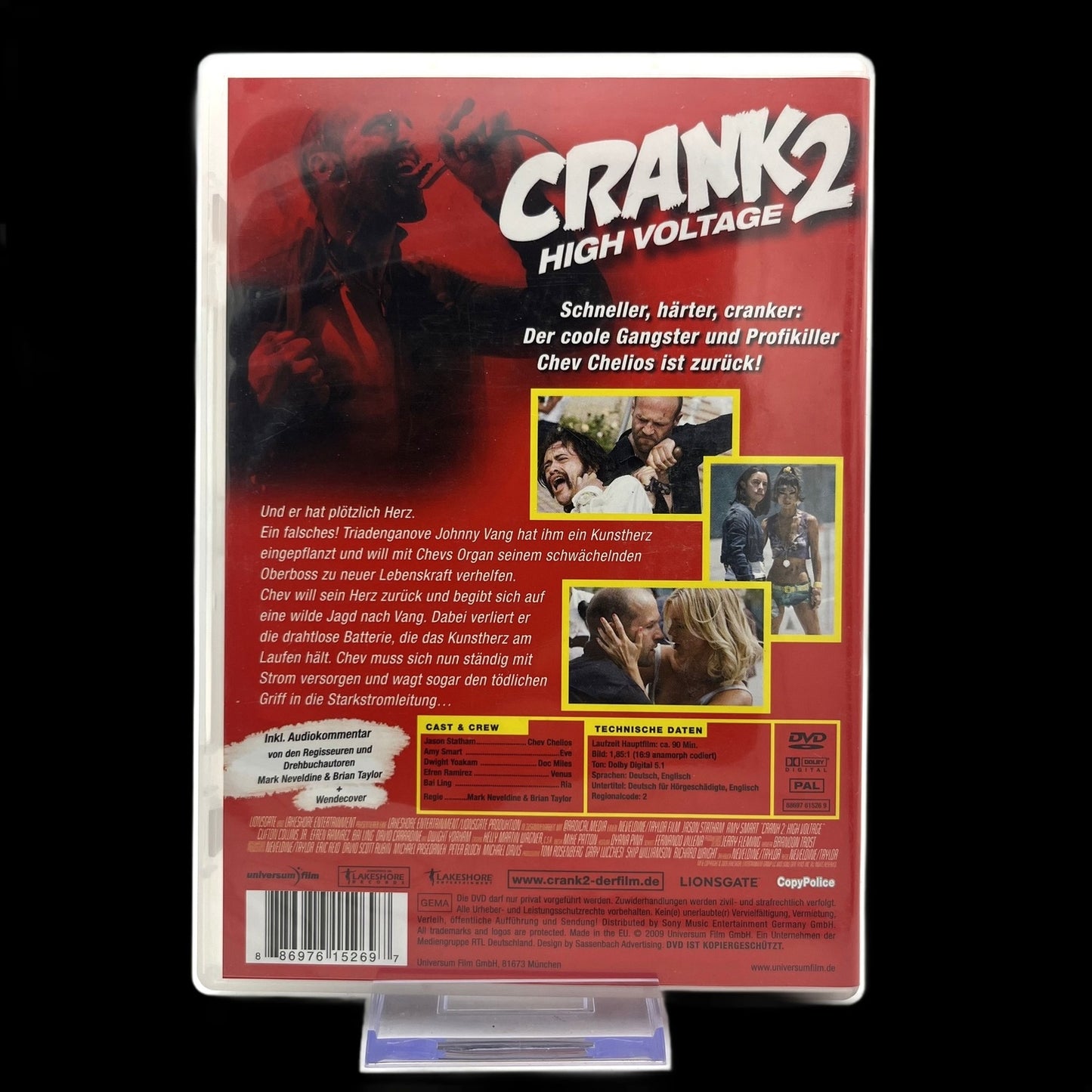 Crank 2: High Voltage - Crank - Wendecover - DVD - Action - Film - Gebraucht