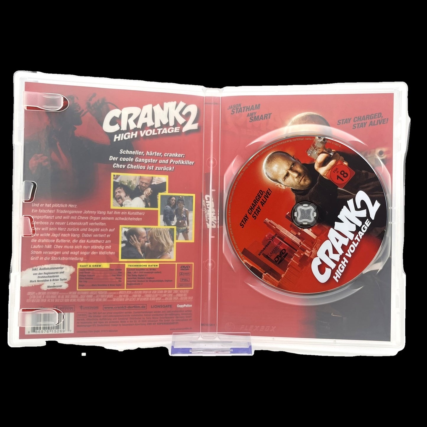 Crank 2: High Voltage - Crank - Wendecover - DVD - Action - Film - Gebraucht