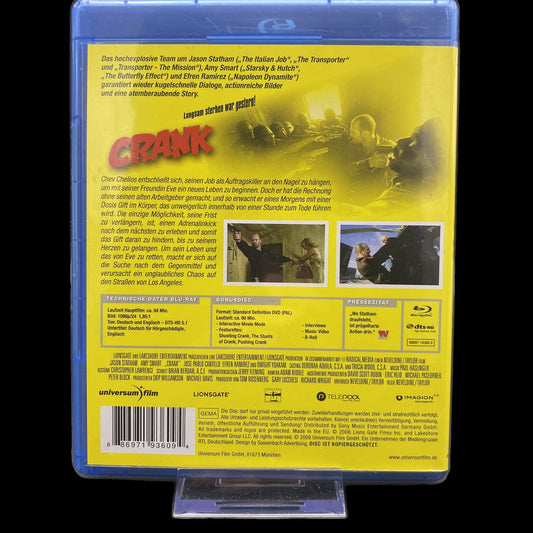 Crank - Extended Version - Inkl. Bonusdisc - Action - Blu-Ray - Film - Gebraucht