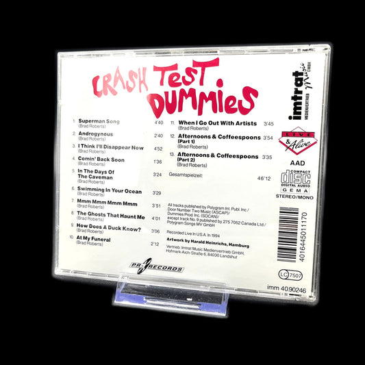 Crash Test Dummies - Live In U.S.A - 1994 - CD - Rock - Album - Gebraucht