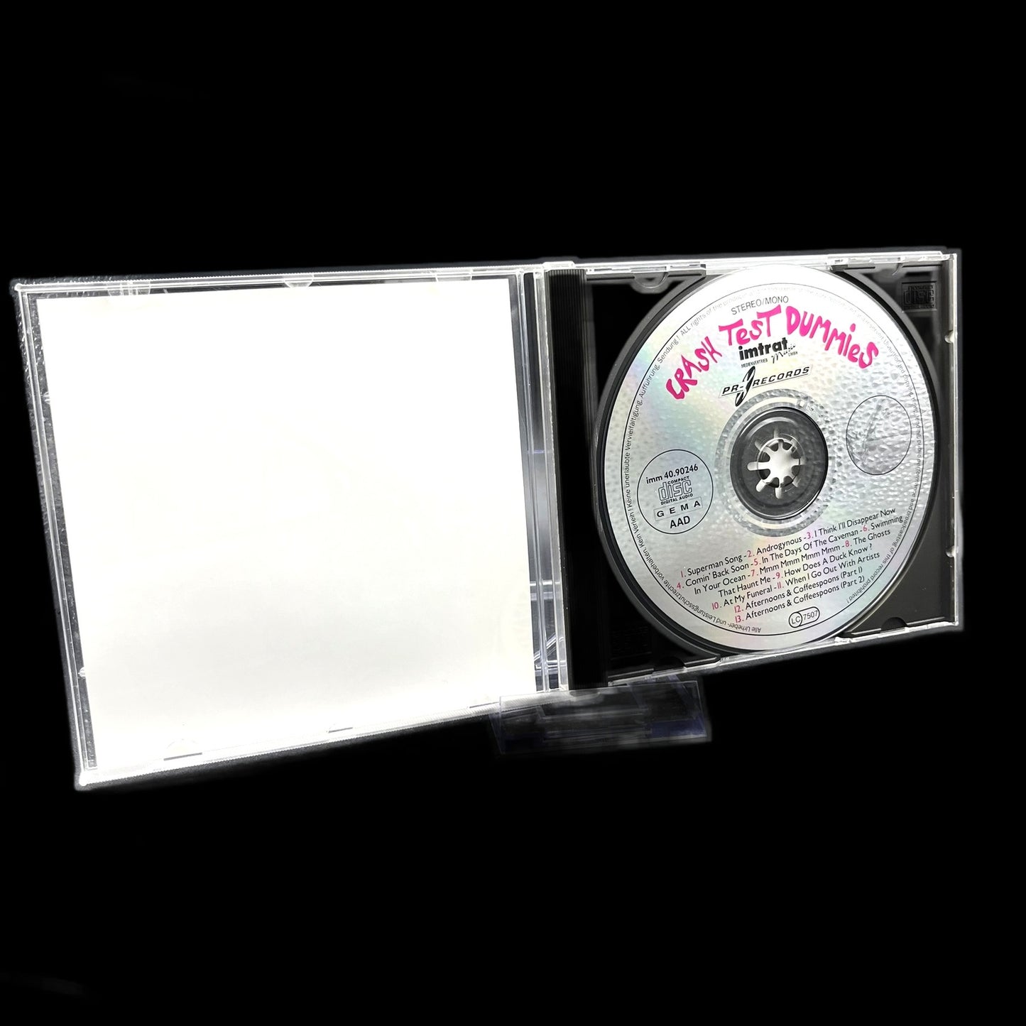 Crash Test Dummies - Live In U.S.A - 1994 - CD - Rock - Album - Gebraucht