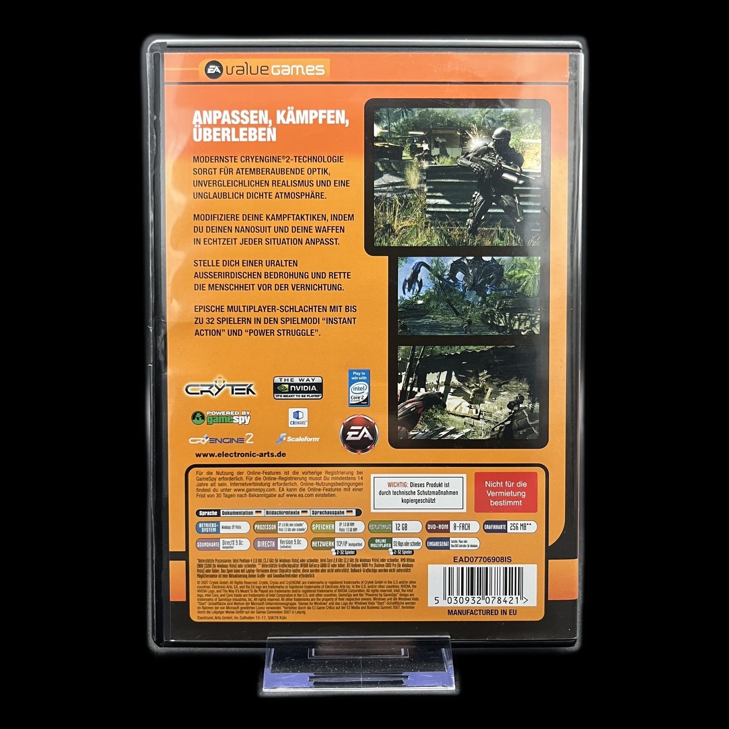 Crysis - PC - Shooter - EA Value Games - Deutsch - Complete in Box - Gebraucht