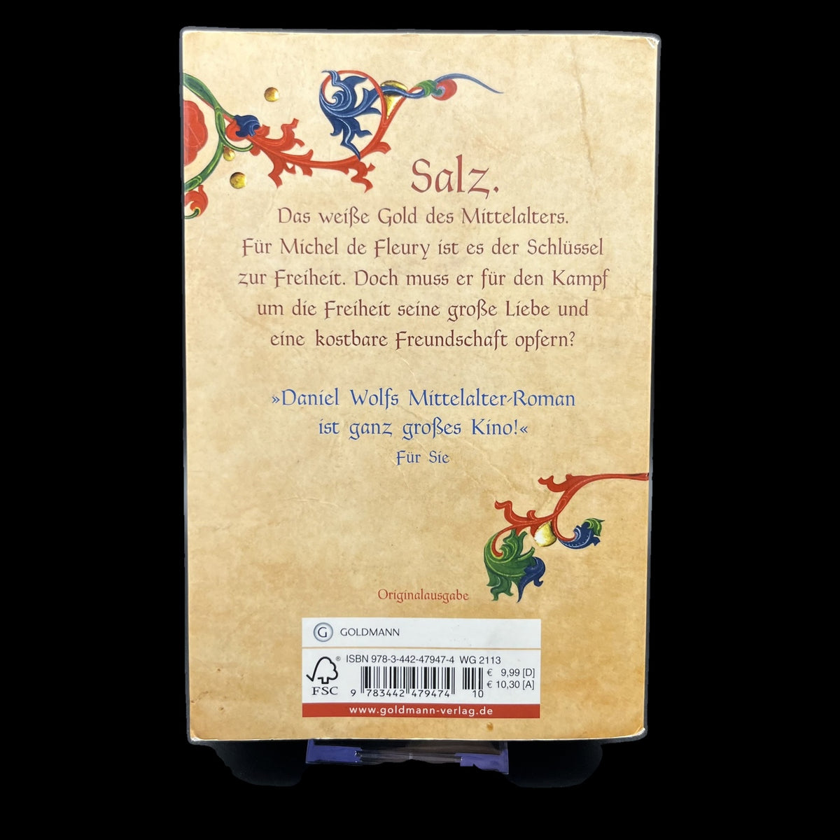 Daniel Wolf - Das Salz der Erde - Historischer Roman - Goldmann Verlag - deutsch
