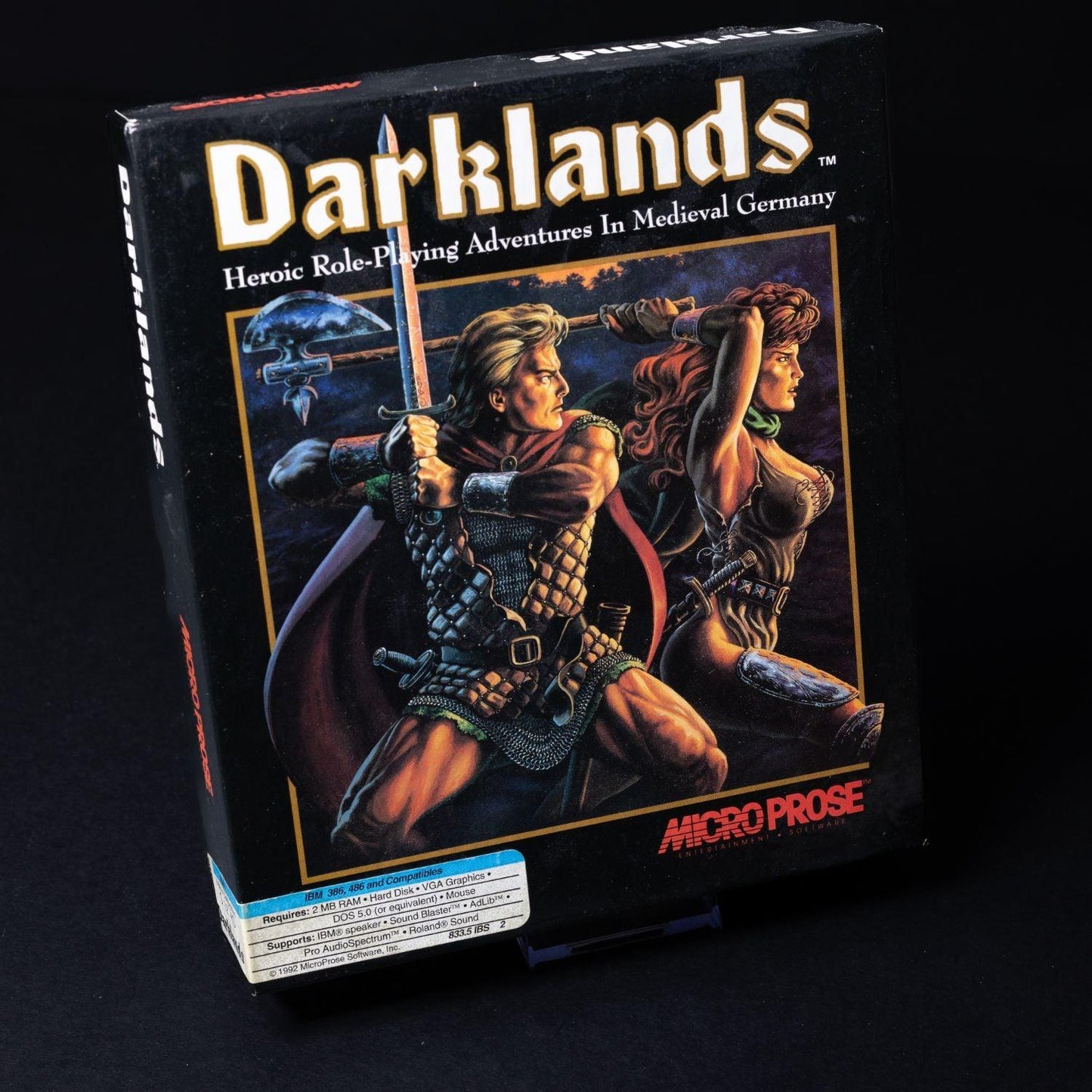 Darklands (1992) - PC IBM / MS-DOS Spiel - Big Box CiB Komplett - Sammlerzustand