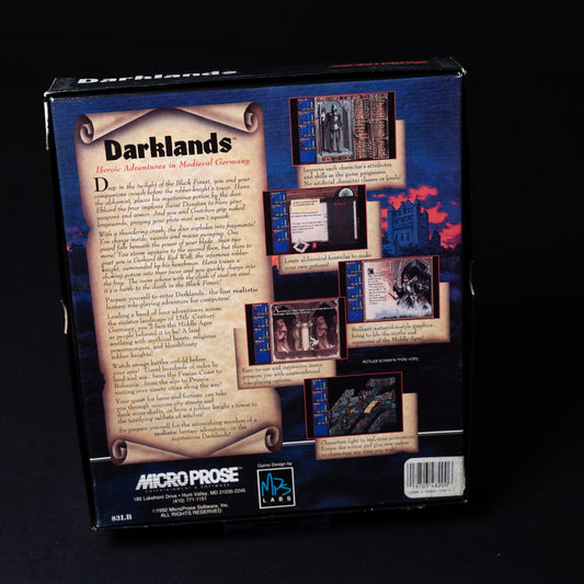 Darklands (1992) - PC IBM / MS-DOS Spiel - Big Box CiB Komplett - Sammlerzustand