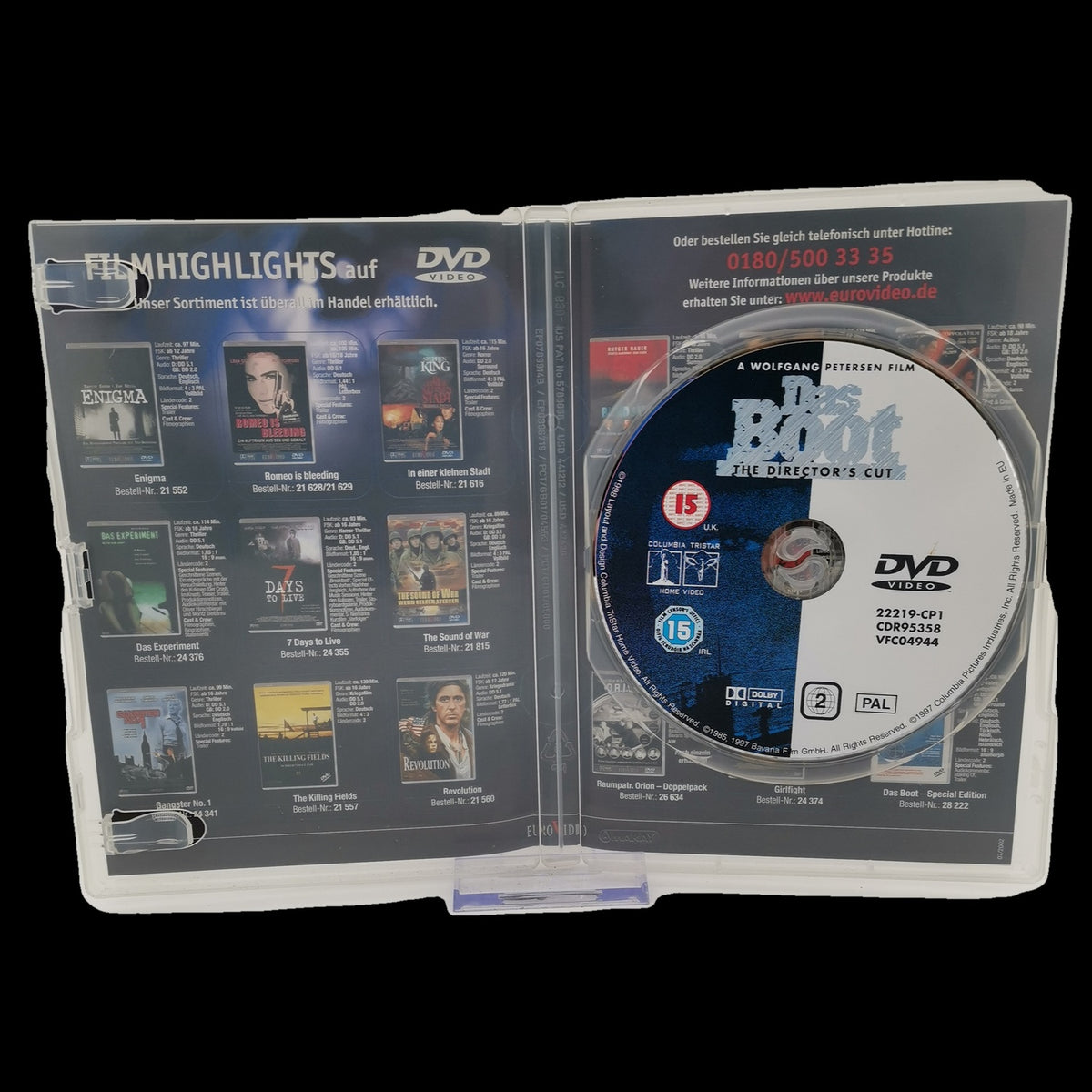 Das Boot - Special Edition - The Director's Cut - DVD - Leichte Gebrauchsspuren