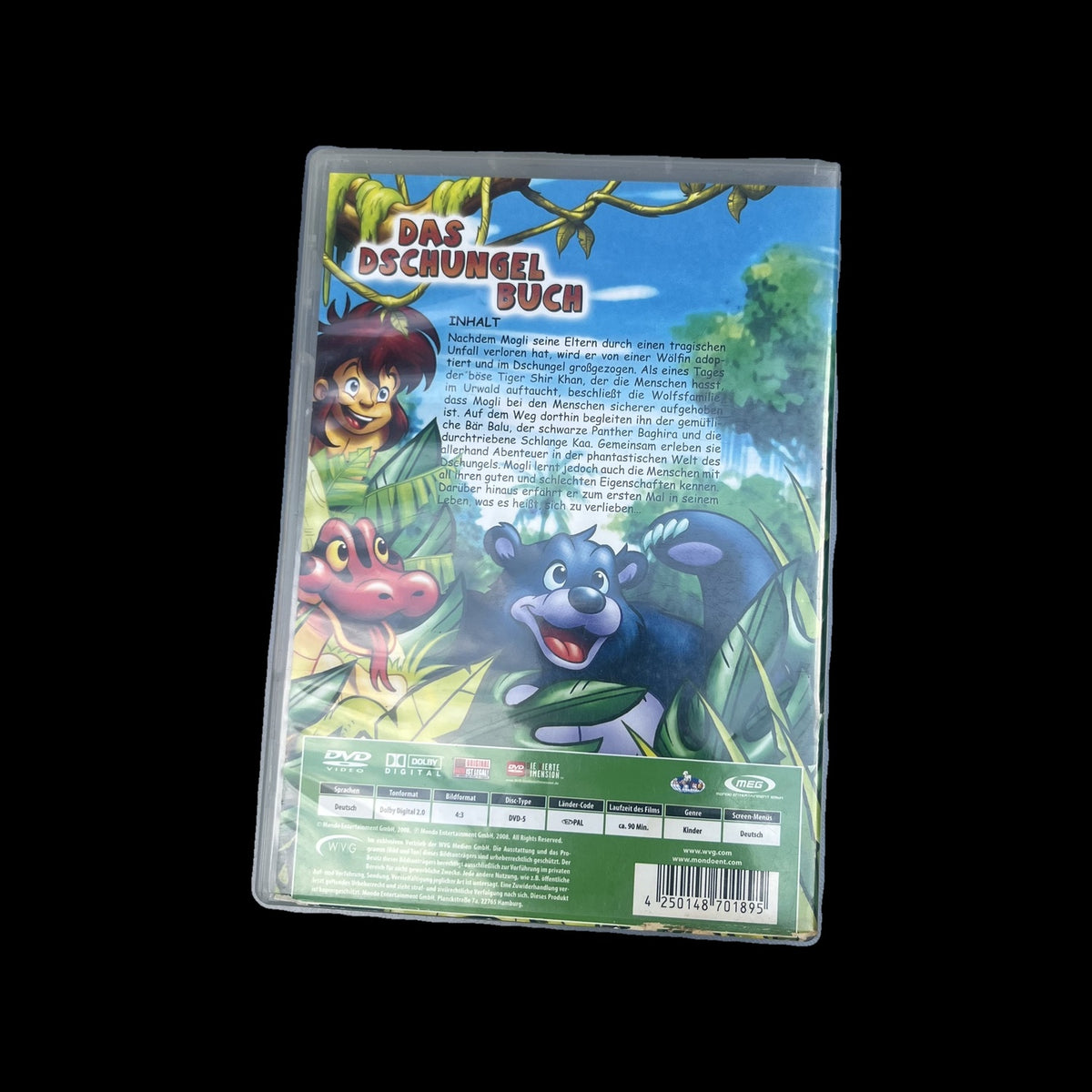 Das Dschungelbuch - Zeichentrickadaption - Kinder & Familie - DVD - Gebraucht
