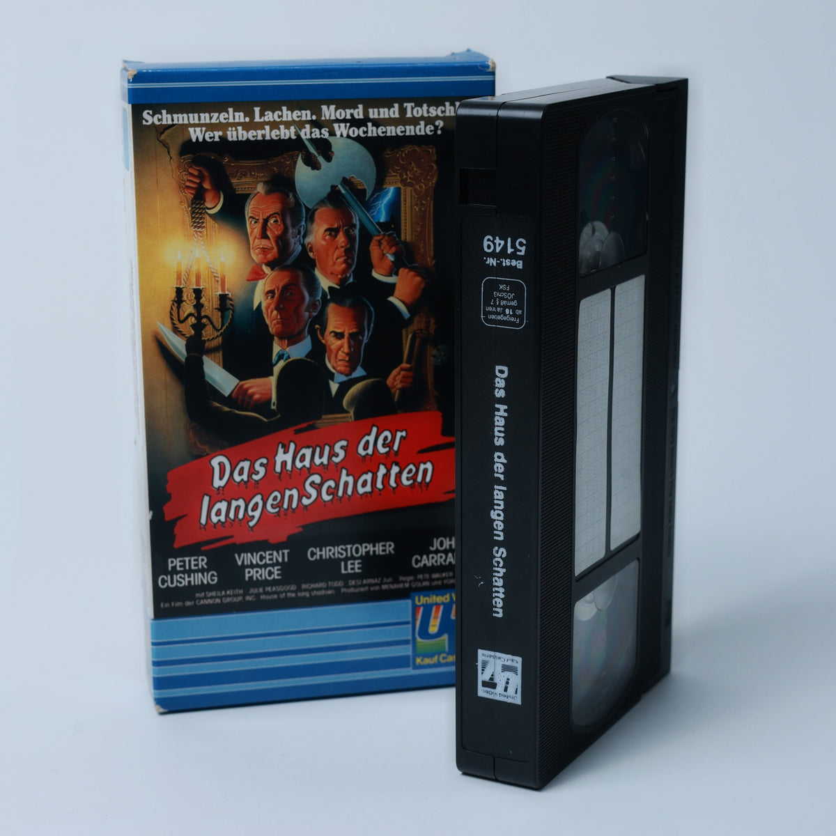Das Haus der Langen Schatten - VHS Klassiker - Peter Cushing - PAL - Zustand Gut
