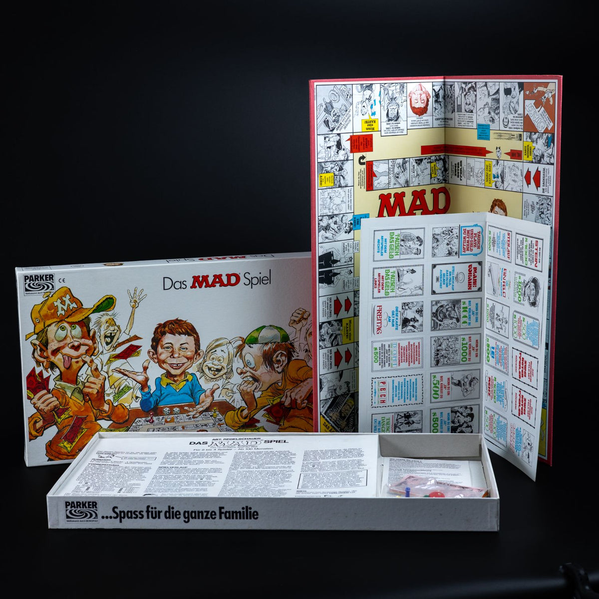 Das MAD Spiel - Parker Brettspiel - Zweite Auflage 1990er - Unbespielt